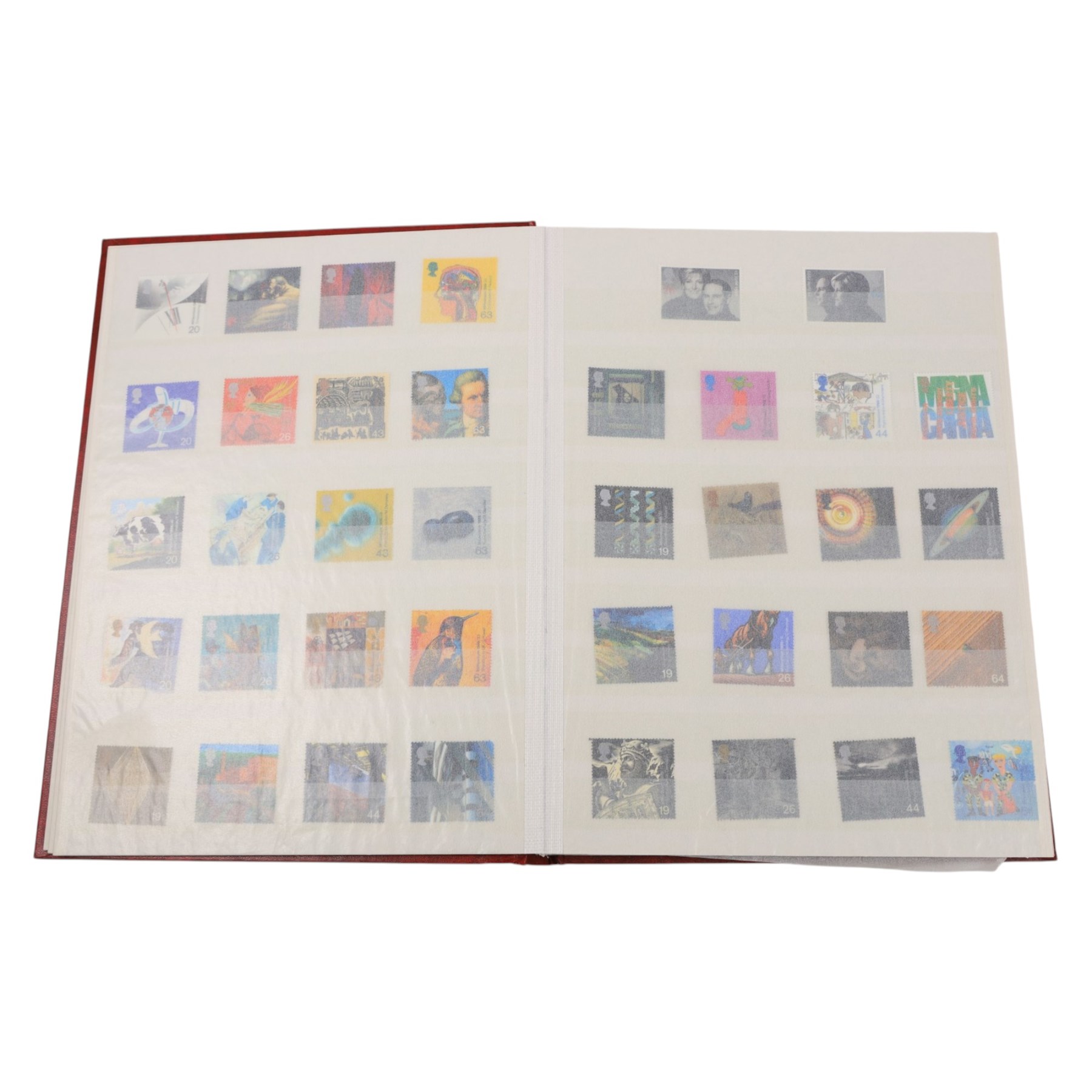 Great British and World stamps, in eight albums and loose