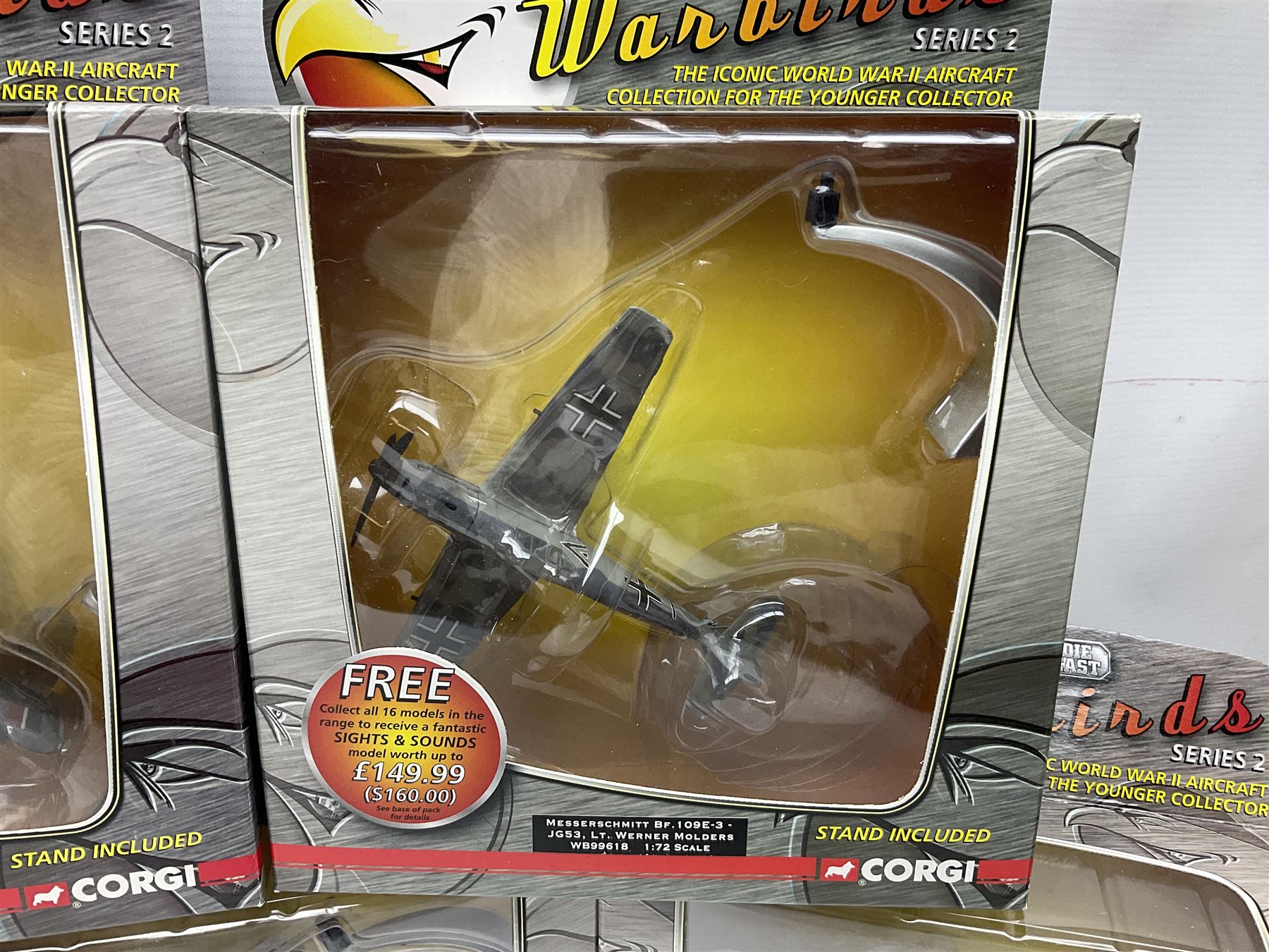 Corgi Aviation Archive - thirteen 'War Birds' Series 2; all boxed (13)