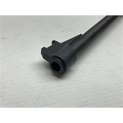 Crosman Model 2250B .22 cal. CO2 rifle, with PAO red dot sight and skeleton stock, serial no.221B76447, L77.5cm overall  NB: AGE RESTRICTIONS APPLY TO THE PURCHASE OF AIR WEAPONS.