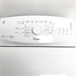 WhirlpoolAWE6761 top loading washing machine, W41cm, H91cm, D63cm