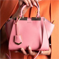 Fendi - ‘3Jours’ Mini Bag, from the Resort 2016 collection, in Wanita pink calfskin leathe...
