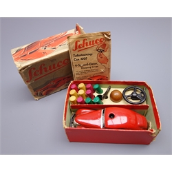 Schuco Telesteering Car 3000 clockwork tin-plate model in original box with accessories and instructions (lacks one wooden bollard)  