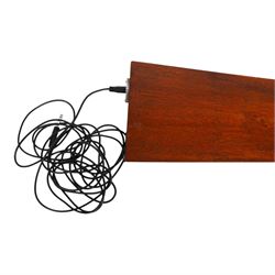 Early 1960s lap steel electric guitar with mahogany body and Plato pick-up, L81.5cm