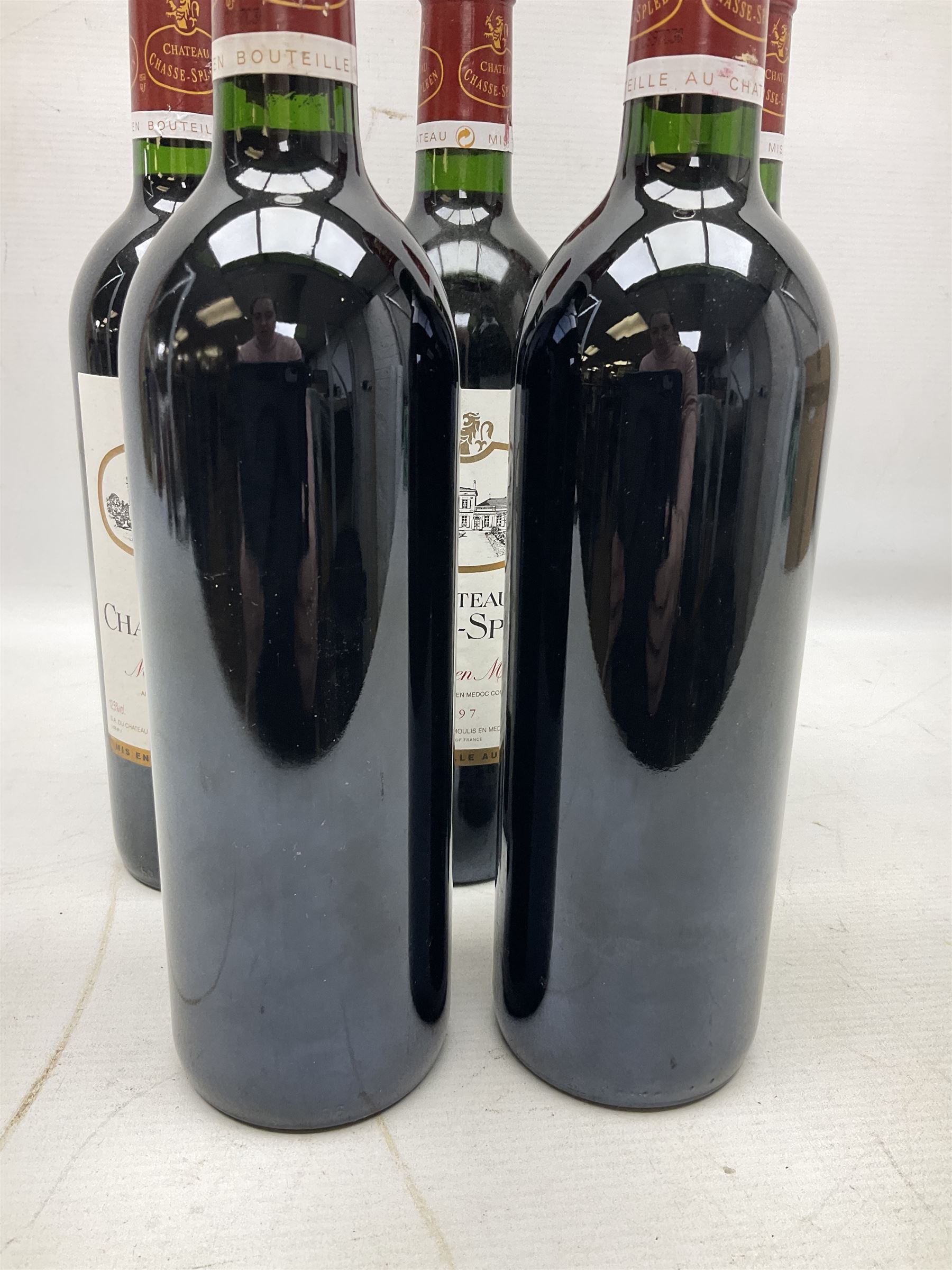 Chateau Chasse Spleen 1997 Moulis-en-Medoc, 750ml, 12.5% vol, five bottles