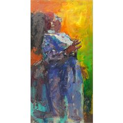 William Selby (Northern British 1933-): 'Laudate Dominum', oil on board
signed and titled...
