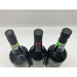 Delaforce, 10 year old, tawny port, Cockburn's special reserve port and Gilbey Triple Crown port, various contents and port (3)