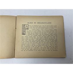 Frank Mason and Noel Pocock; Alice in Holidayland - A Parody in Prose, Verse and Picture. Perpetuated with Profound Apologies to Lewis Carroll and Sir John Tenniel, text by F W Martindale, containing illustrations of Alice at local seaside resorts, including Scarborough, Bridlington and Robin Hoods Bay