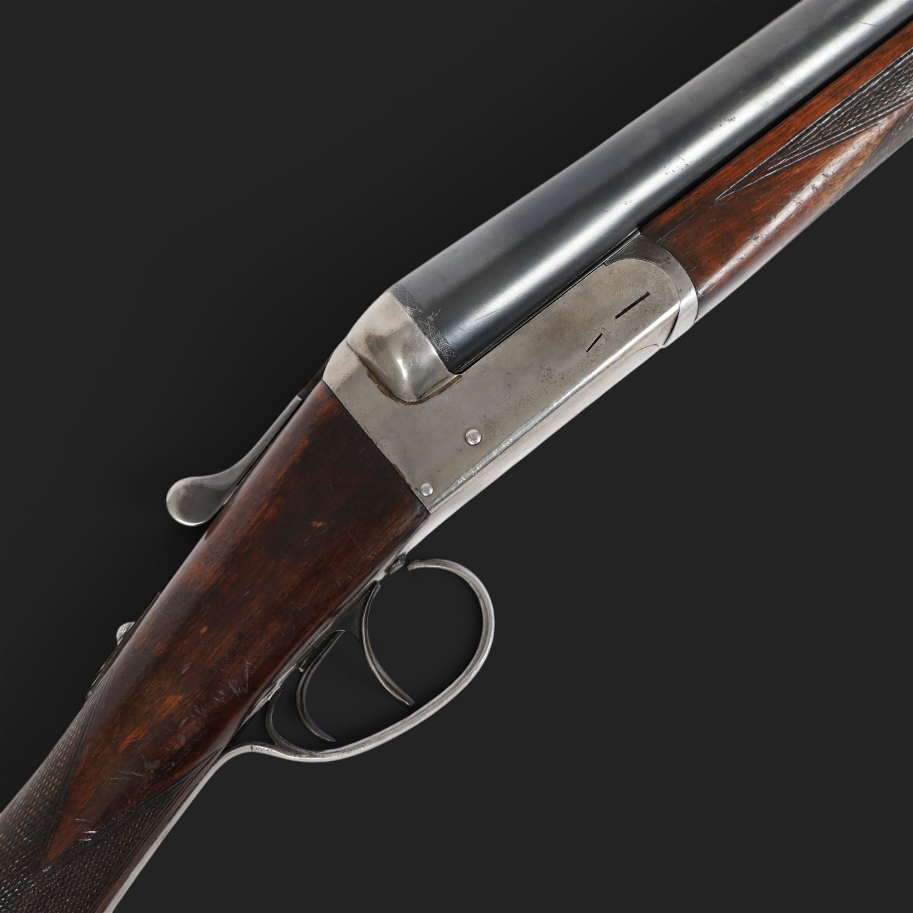 Master 12 bore double trigger, boxlock, side by side double barrel shotgun with 71cm (28