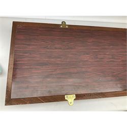 WW2 Lee Enfield No.4 Mk.1 .303 bolt-action rifle with hinged butt compartment, made by SA Ltd., Long Branch, Canada 1942, serial no.5L0646 L113cm; mounted on a framed display board with No.4 Mk.II spike bayonet, No.9 Mk.1 blade bayonet, two inert 5-round clips and brass biographical plaque by Antler Military Originals detailing DA Cert No.C3444 OLD STYLE DEACTIVATION SO FIREARMS CERTIFICATE REQUIRED OR RFD