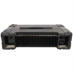 Nine Watkins WEM Song Bird Accordion amplifiers and speakers, including three Silver Songbird Full Range speakers, two Song Bird 200 amplifiers, two WEM amplifier heads and two Song Bird 200 speakers, largest H50cm 