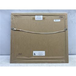 Michael Atkin (Scarborough 1952-): 'Staithes', linocut signed titled and number 8/20, 20cm x 28cm  