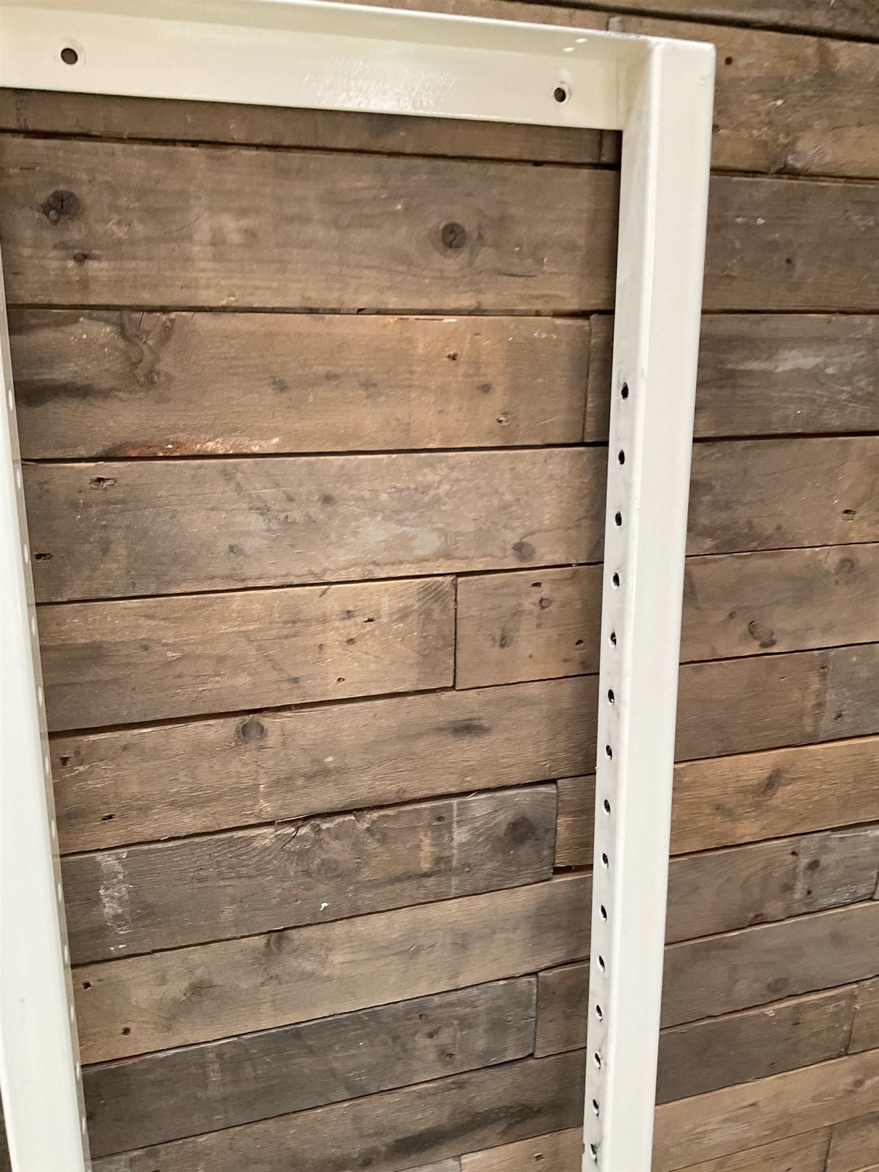 Commercial wall hanging rug display rack