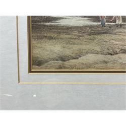 Samuel Wagstaff (British 1831-1890): Scarborough from White Nab and Cornelian Bay, pair watercolours signed 25cm x 45cm (2)