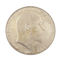 King Edward VII 1902 matt proof short coin set, comprising gold half sovereign and sovereign, silver maundy money set, sixpence, shilling, florin, halfcrown and crown, housed in the official dated case of issue