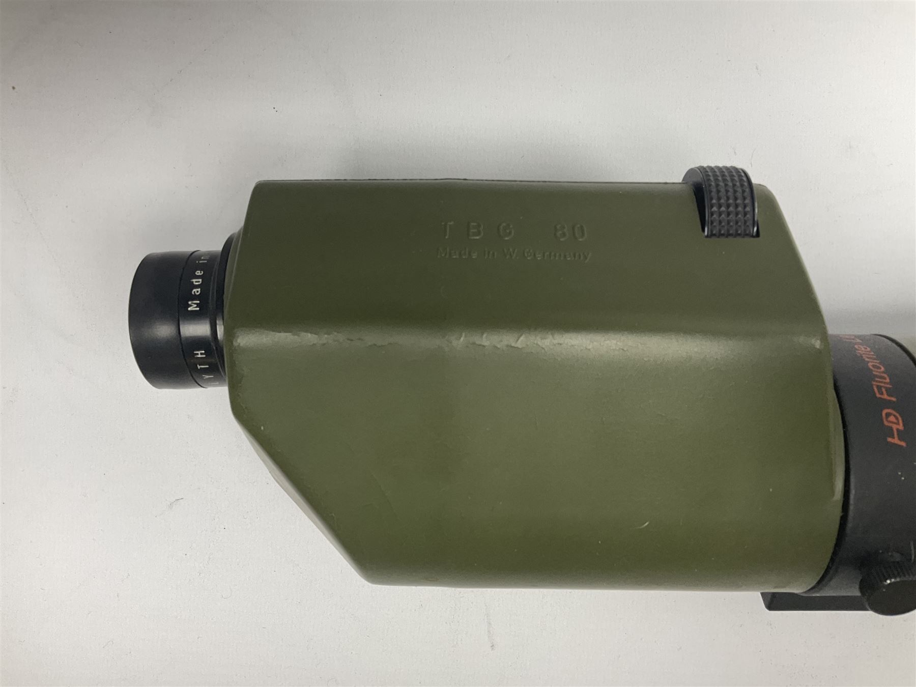 Optolyth TBS 80 monocular telescope, with additional lenses, Velbon