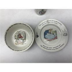 Wedgwood Peter Rabbit nursery set, boxed, comprising cup, plate and bowl