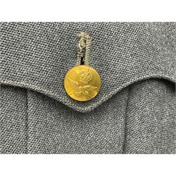 RAF pilot officer's tunic, bears Gieves label 'W.L. Dumble C/68/11406 L/6/51'