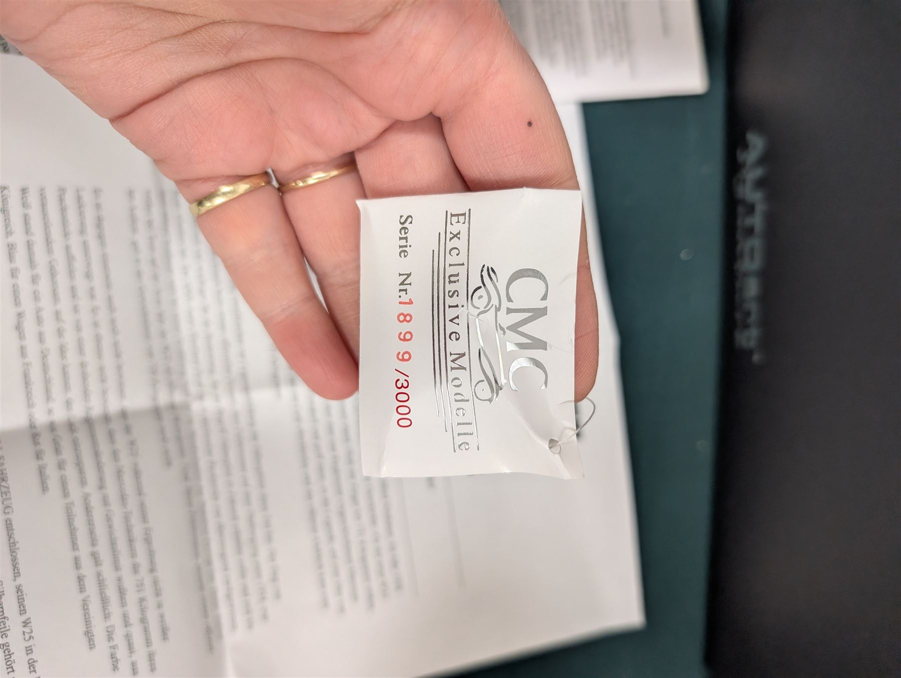 Limited edition CMC 1:18 scale diecast model car no.M065 Mercedes Benz W25 1934 in white, boxed