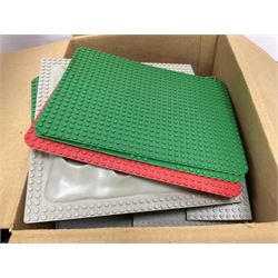 Fischer Technik/Lego/Playmobil - thirteen model building sets comprising eight Fischer Technik sets 50, 50/1, 50v, 50/2, 50+mot1 and two 50S, 50/1 add-on pack, with spare parts packs 01, 03, 05, two 22 and 30; two Lego sets comprising C107 and Lego Systems 103, part-set 870 and 970; Playmobil no.3520 set; four boxes of loose lego, various instruction manuals and a scrapbook 