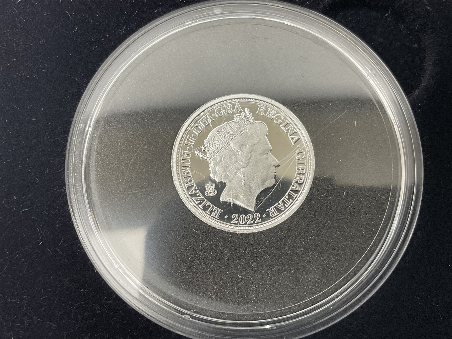 Queen Elizabeth II Gibraltar 2002 five coin silver-proof collection, cased with certificate
