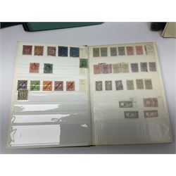 Queen Elizabeth II Great British first day covers with special postmarks and printed addresses, other covers, QEII used postage stamps, Basutoland, Southern Nigeria and other world stamps, housed in various albums, stockbooks, folders and loose, in one box