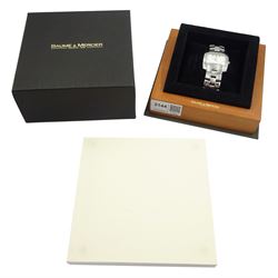Baume & Mercier Hampton Spirit ladies stainless steel quartz wristwatch, No. 65446, boxed