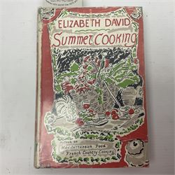 Elizabeth David; Summer Cooking, Museum Press, London, first edition, with original dust cover 