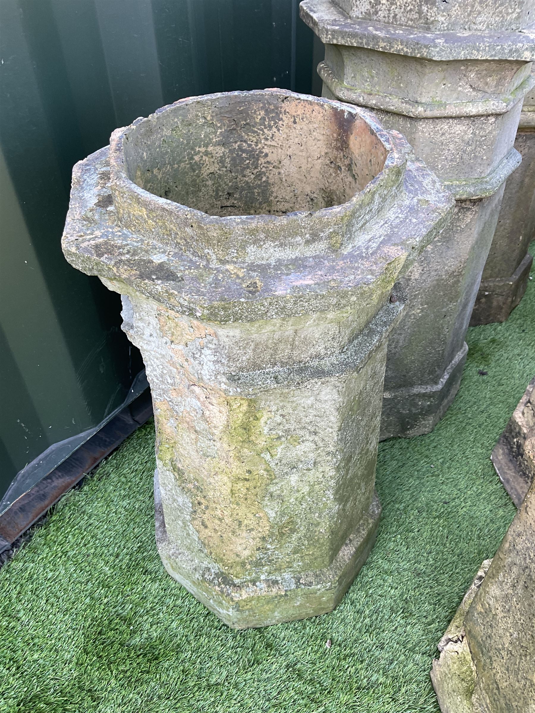 Ten Victorian terracotta chimney pots, various sizes - THIS LOT IS TO BE COLLECTED BY APPOINTMENT FROM DUGGLEBY STORAGE, GREAT HILL, EASTFIELD, SCARBOROUGH, YO11 3TX
