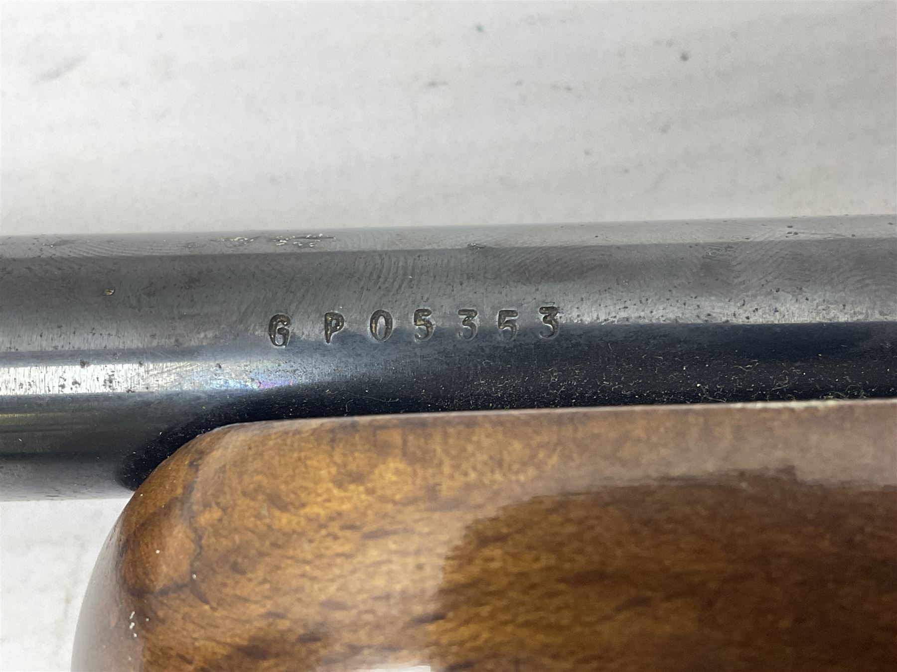 BSA .22 air rifle with under-lever action, the 51cm (20