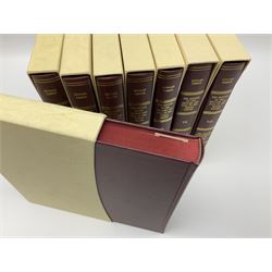 Folio Society - eighteen volumes including The History of the Decline and Fall of the Roman Empire, eight volumes, The History of England, five volumes etc, all with slip covers 