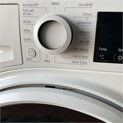 Hotpoint 10kg inverter motor washing machine  - THIS LOT IS TO BE COLLECTED BY APPOINTMENT FROM DUGGLEBY STORAGE, GREAT HILL, EASTFIELD, SCARBOROUGH, YO11 3TX