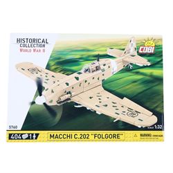 Six Cobi Bricks 1:32 and 1:35 scale Historical Collection World War II and Great War model sets, comprising no. 2996 Fokker Dr.1 'Red Baron', no. 2266 Citroen Traction 11CV BL, no. 2261 De Gaulles Horch830BL, no. 5761 Messerschmitt BF 109 G, no.5742 PZL P.11c and no. 5760 Macchi C.202 'Folgore', all boxed
