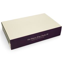 The Royal Mint United Kingdom 'His Majesty King Charles III Silver Proof Effigy Set' comprising 2022 and 2023 silver proof two pound coins each encapsulated and graded 'PF 70 Ultra Cameo' by NGC, cased with certificate
