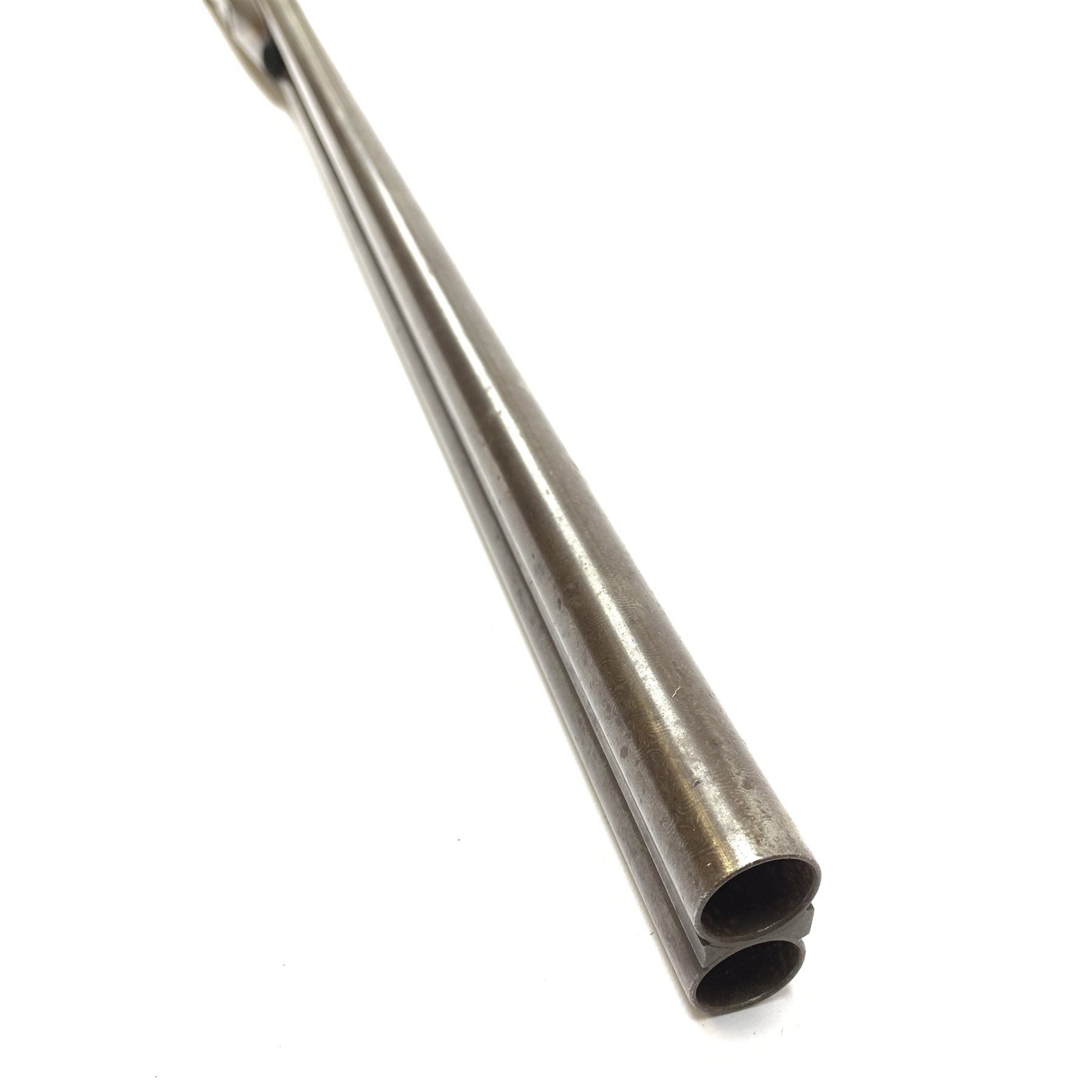 19th century W.R. Pape Newcastle-upon-Tyne 12-bore side-by-side double barrel hammer shotgun No.8648, barrels not in proof RFD ONLY