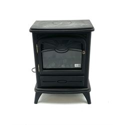 Focal point fires - electric stove, black finish 