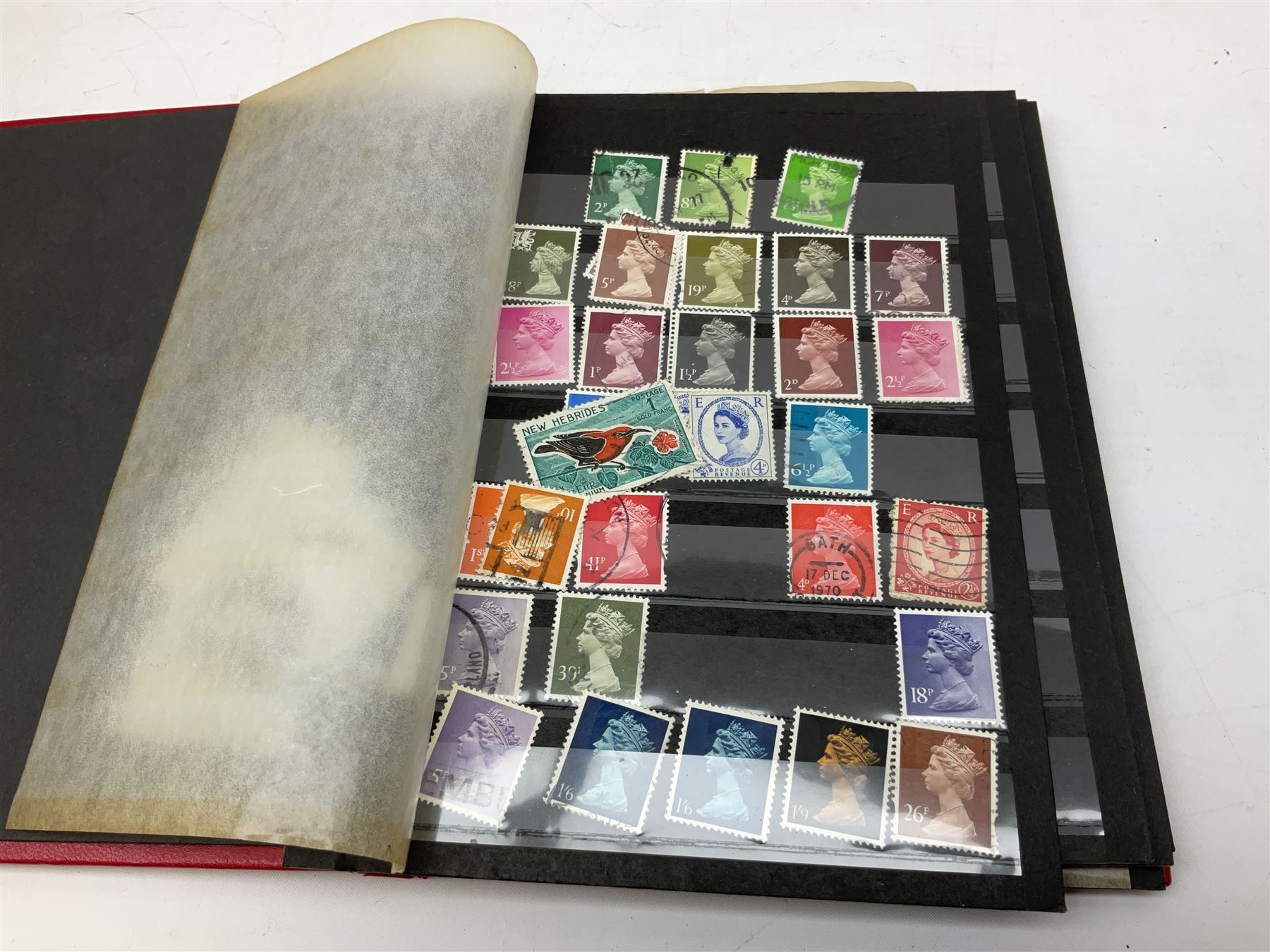 Great British and World stamps, including pre-decimal Queen Elizabeth II, Belgium, Canada, Costa Rica, Honduras, Japan etc, housed in various albums, stockbooks and loose, in one box