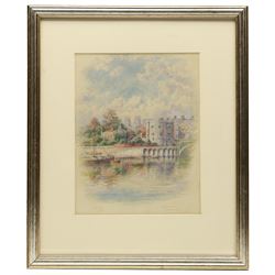 George Fall (British 1848-1925): 'Water Tower - Minster York', watercolour signed and titled 26.5cm x 20.5cm
