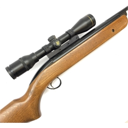 BSA .22 air rifle with break barrel action and Nikko Stirling 4x scope L110cm overall