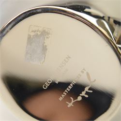 Georg Jensen stainless steel pitcher, designed by Henning Koppel, with original box, H24cm  
