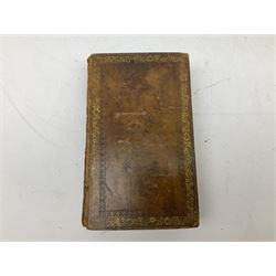 The Dramatic Works of William Shakspeare. 1821. Full tooled leather binding; The Arabian Night's Entertainments Consisting of One Thousand and One Stories. 1828. Half leather binding; and Rules For The Government of Local Prisons. 1899. Deputy Governor's labels to front and back covers (3)