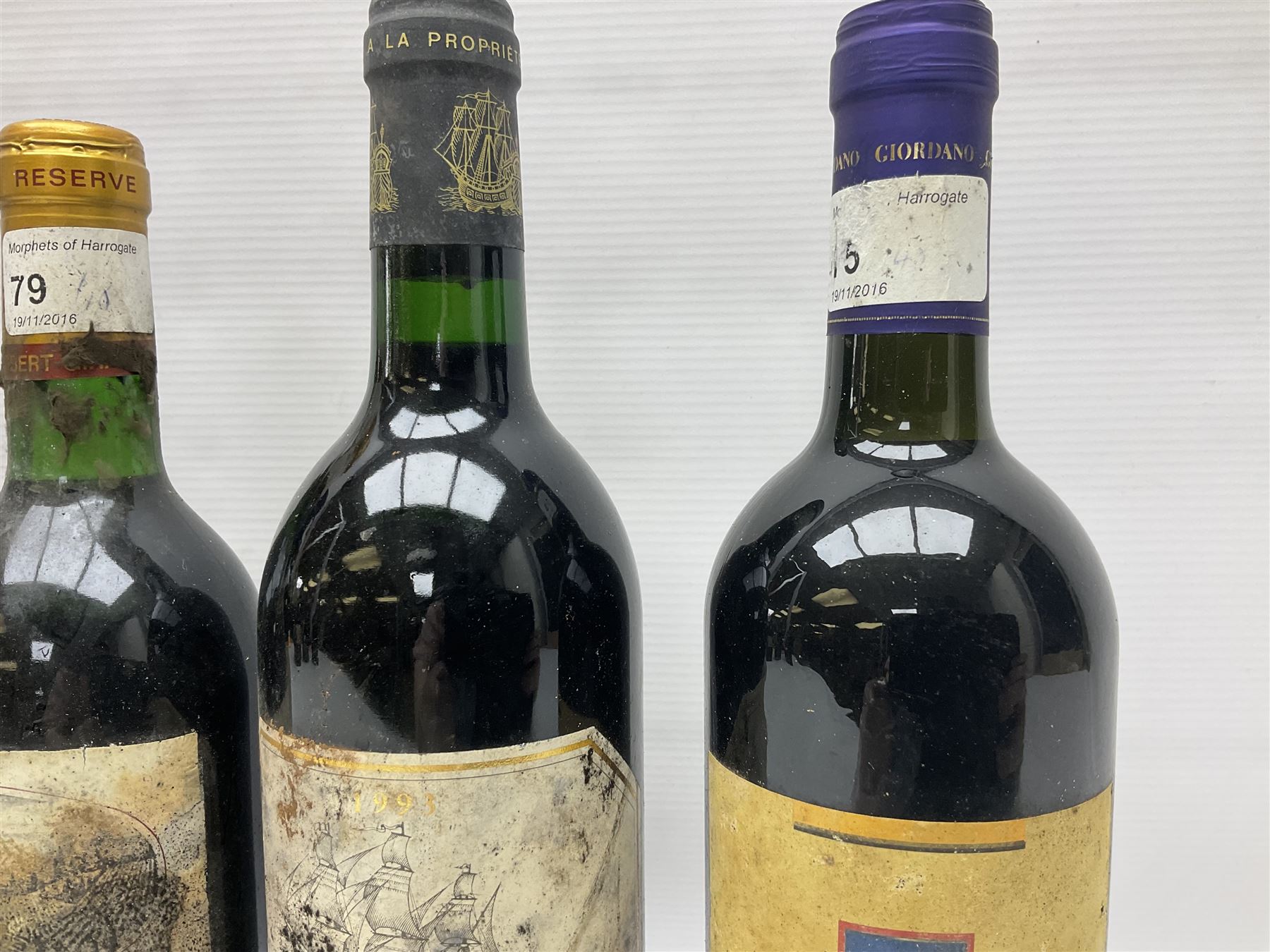 Mixed wine, including Roc de L'Espinas 2002, Cabernet Sauvignon, 2003 Merlot de Carsac, Castillo de Maluenda 1995 Calatayud etc, various content and proof (14)