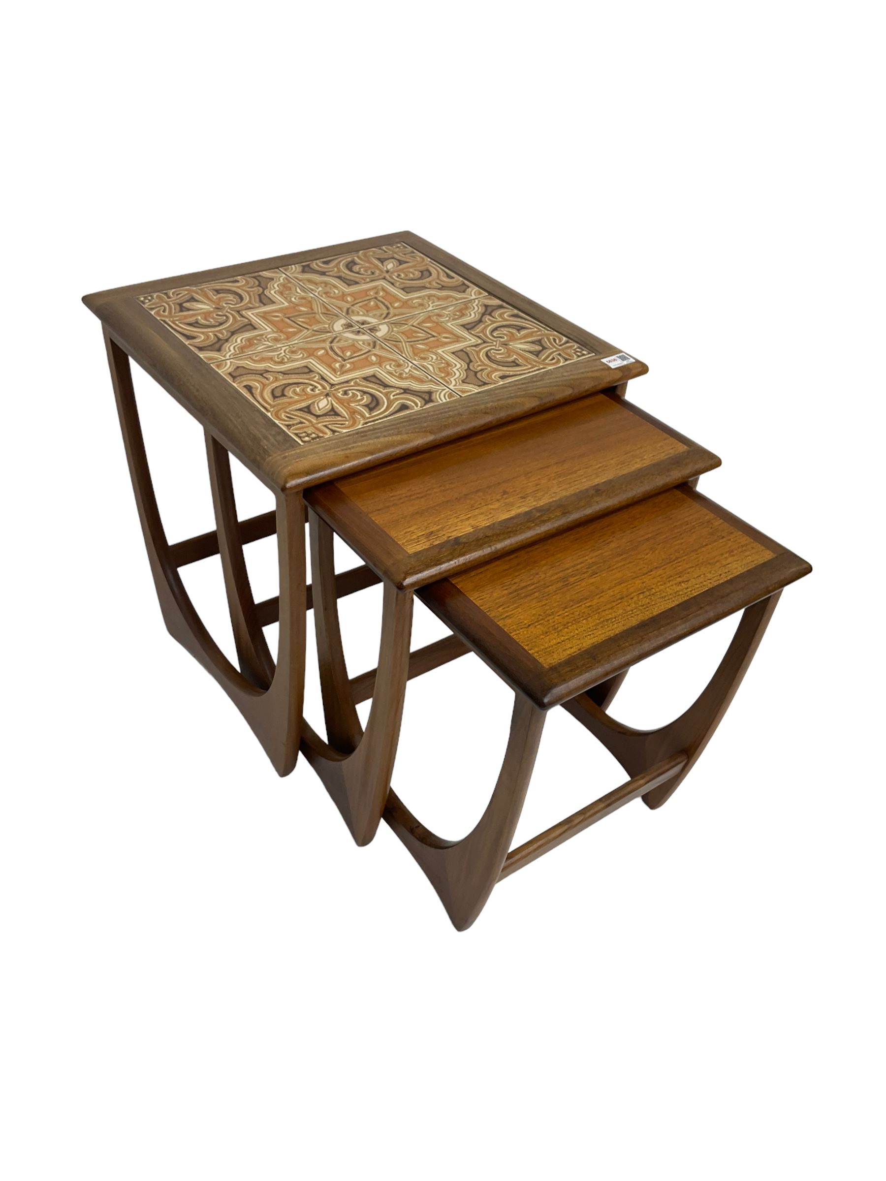 GPlan teak nest of three tables Collectors & Clearance