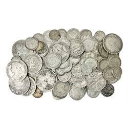 Approximately 370 grams of pre 1920 Great British silver coins 