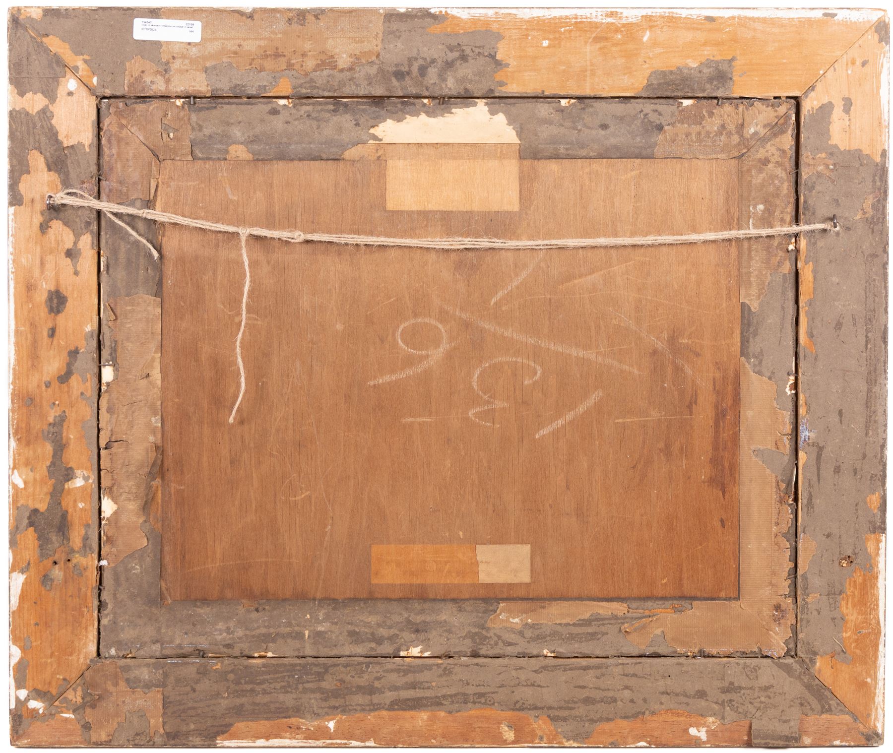 Manner of Meindert Hobbema (Dutch 1638-1709): Woodland Cottage, oil on canvas laid on board unsigned 44cm x 55cm 