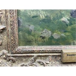 Bertram Priestman RA ROI NEAC (British 1868-1951): 'Starbottom Beck in Spate', oil on panel signed with initials and indistinctly dated '15?, 20cm x 26cm 
Provenance: private East Yorkshire collection, purchased Sotheby's Billingshurst 22nd February 2000 Lot 856; exh. Coughton Galleries, Alcester, label verso; exh. 'Bertram Priestman RA', Cartwright Hall, Bradford & Ferens Gallery, Hull, 1981, No.81