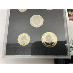 The Royal Mint United Kingdom 2020 proof coin set collector edition, cased with certificate