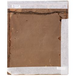 After Henry Stacy Marks (British 1829-1898): Gentleman Examining a Vase, watercolour indistinctly signed with monogram 28cm x 20cm 