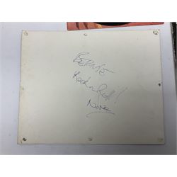 Ozzy Osbourne Shot in the Dark single, Rush World Tour magazine etc 