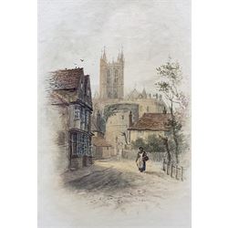 Frederick John Lees (British fl. 1870-1900): 'Lady Wotton's Green - Canterbury' and 'The King's River - Canterbury', pair watercolours signed and dated 1894, 26cm x 18cm (2)