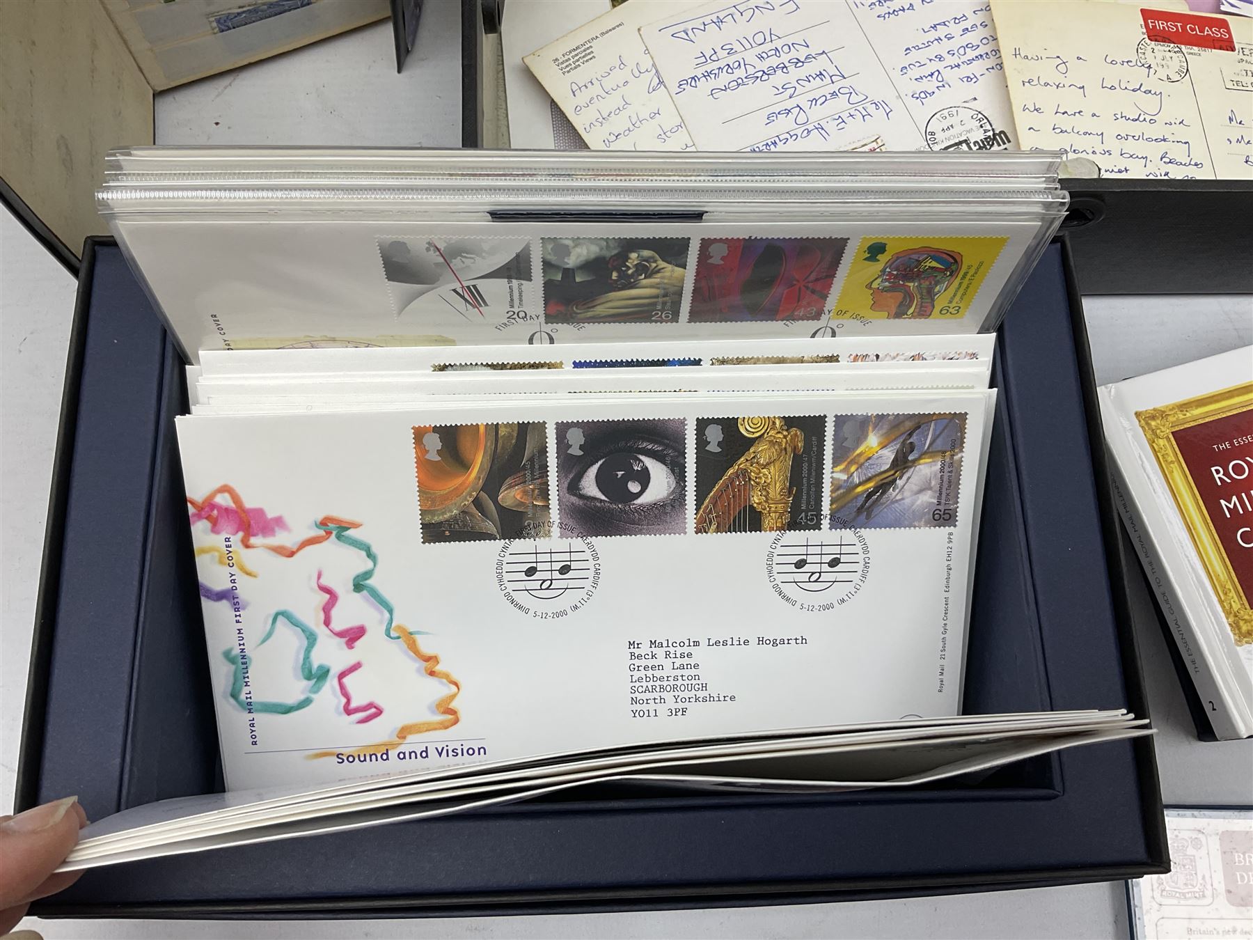 Great British and World Queen Victoria and later stamps, including QV penny black with red MX cancel, various penny reds, King George VI used high values to ten shillings, Australia, Austria, Belgium, Brazil, Cape of Good Hope, small number of Chinese stamps etc, first day covers and other similar items, in one box